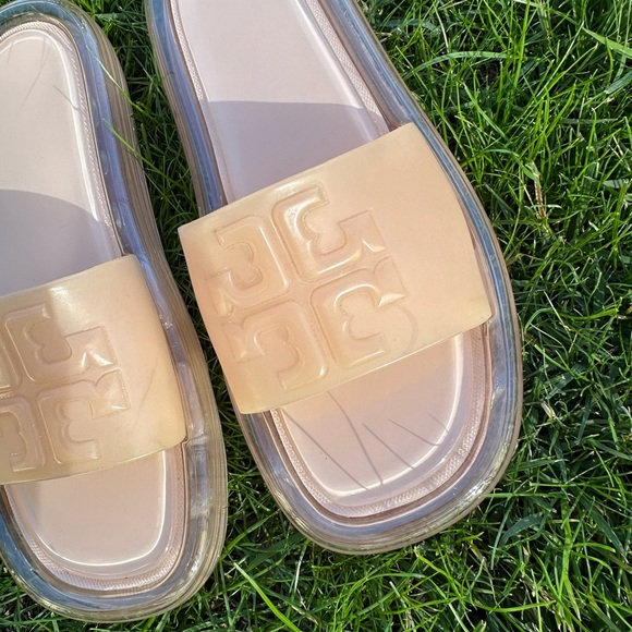 TORY BURCH Bubble Jelly Sandals, Size 7 - Picture 4 of 6